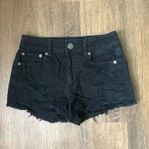 American Eagle Black Jean Shorts | Size: 2